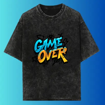 man acid wash t shirt
