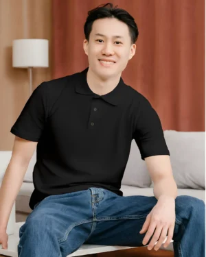 black polo t shirt jamuix